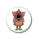 Button 44 mm Stranger Things Demogorgon Free Hugs