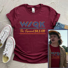 Heren-T-shirt Stranger Things WSQK The Squawk 94.5 FM