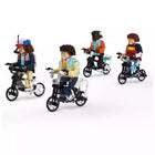 De vriendengroep op de fiets Stranger Things om zelf te bouwen 677 onderdelen