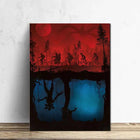 Canvasdoek Stranger Things de Upside Down