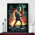 Poster Stranger Things Eddie en zijn gitaar