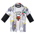 Set T-shirt en overshirt Stranger Things Hellfire Club