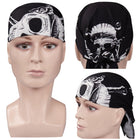 Bandana Stranger Things doodshoofd in Eddie Munson-stijl geknoopt