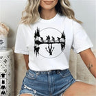 Dames-T-shirt Stranger Things fietsen onder de lichtslinger