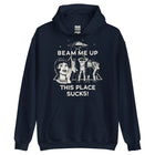 Sweater met capuchon Stranger Things Beam Me Up This Place Sucks