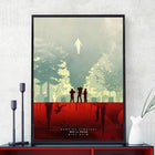 Poster Stranger Things het bos van Hawkins