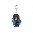 Chibi-sleutelhanger 6 cm Stranger Things jongen met zaklamp