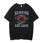Heren-T-shirt Stranger Things Hawkins High School Go Tigers