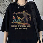 Oversized dames-T-shirt Stranger Things Welcome to the Upside Down