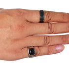 Set zwarte ringen Stranger Things