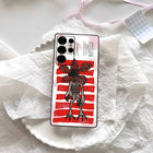 Mat Samsung-hoesje Stranger Things Demogorgon gestreept