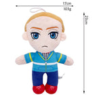 Knuffel Stranger Things blonde jongen met blauwe jas 17 cm