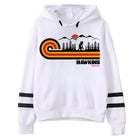 Witte trui Stranger Things Hawkins retro