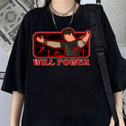 Oversized dames-T-shirt Stranger Things Will Power