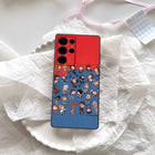 Mat Samsung-hoesje Stranger Things getekende vriendengroep