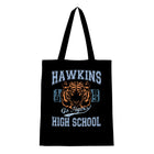 Tote bag Stranger Things Hawkins High School tijger zwart
