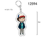 Chibi-sleutelhanger Stranger Things Dustin Henderson met pet