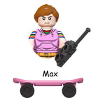 Mini-bouwfiguur Stranger Things Max Mayfield op het skateboard