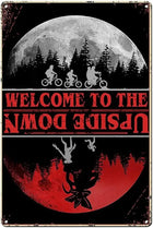 Metalen wandbord Stranger Things Welcome to the Upside Down