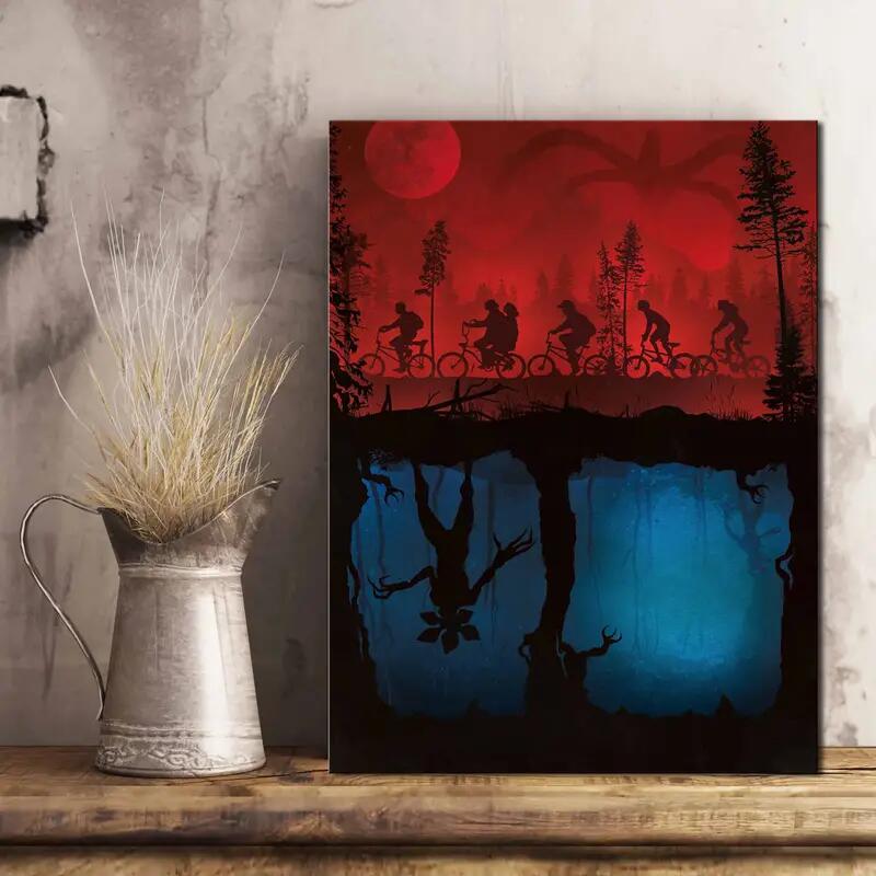Toile Stranger Things Le Monde à l'Envers – visuel 2
