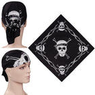 Bandana Stranger Things wit doodshoofd in Eddie Munson-stijl