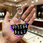 Sleutelhanger Stranger Things Upside Down holografisch