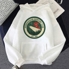 Witte hoodie Stranger Things Demogorgon Hunting Club