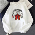 Witte hoodie Stranger Things Upside Down Club