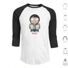 Heren-baseballshirt met 3/4-mouwen Stranger Things Mike Wheeler