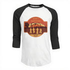 Heren-baseballshirt met 3/4-mouwen Stranger Things Welcome to Hawkins Indiana embleem