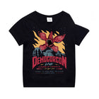 Zwart kinder-T-shirt Stranger Things Demogorgon Live