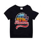 Zwart kinder-T-shirt Stranger Things Hawkins 83