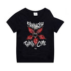 Zwart kinder-T-shirt Stranger Things Stranger Things Come
