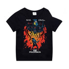 Zwart kinder-T-shirt Stranger Things The Piggyback