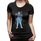 Dames-T-shirt Stranger Things portret van Eleven