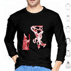 Heren-longsleeve Stranger Things schets van de Demogorgon