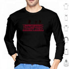 Heren-longsleeve Stranger Things Very Merry Christmas ondersteboven