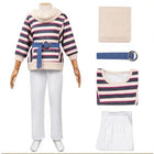 Kinderoutfit Stranger Things Nancy Wheeler gestreepte trui